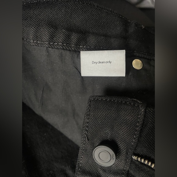 NEW 32W RTA Mens JET Black denim Waxed Distressed 100% Cotton Cross Jean Shorts - Picture 8 of 10